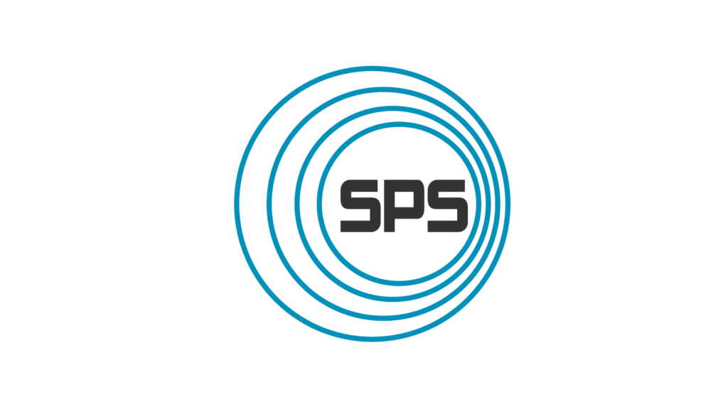 Blue circles with the letters SPS inside.
